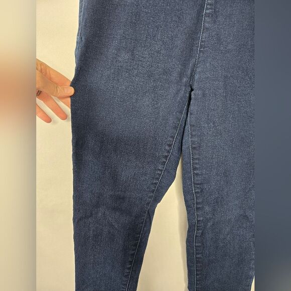 Free People Women's Pull-on Stretch Blue Jeans Distressed Hems Size 28 - Picture 5 of 11